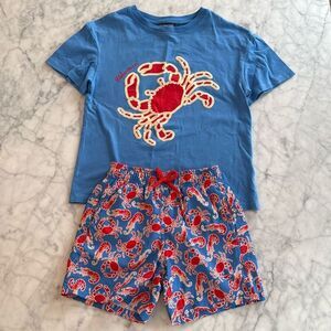 VILEBREQUIN BOYS SWIM TRUNKS & TSHIRT